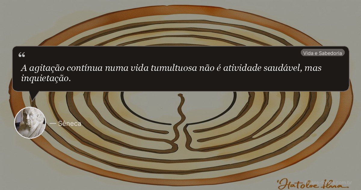 Frase de Sêneca