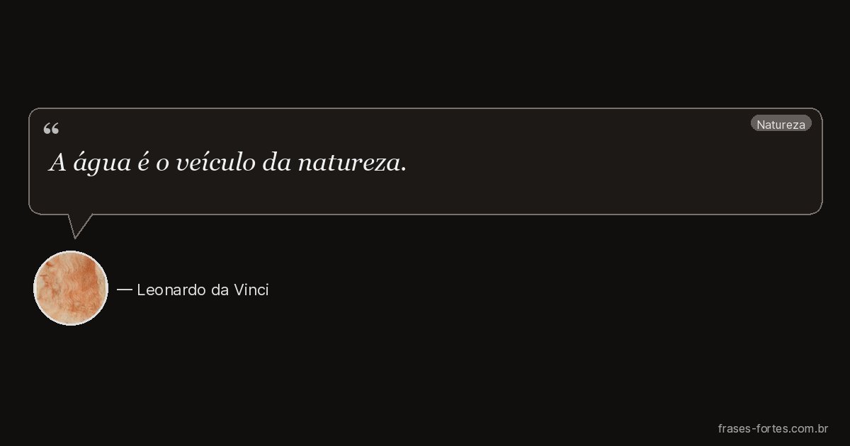 Frase de Leonardo da Vinci