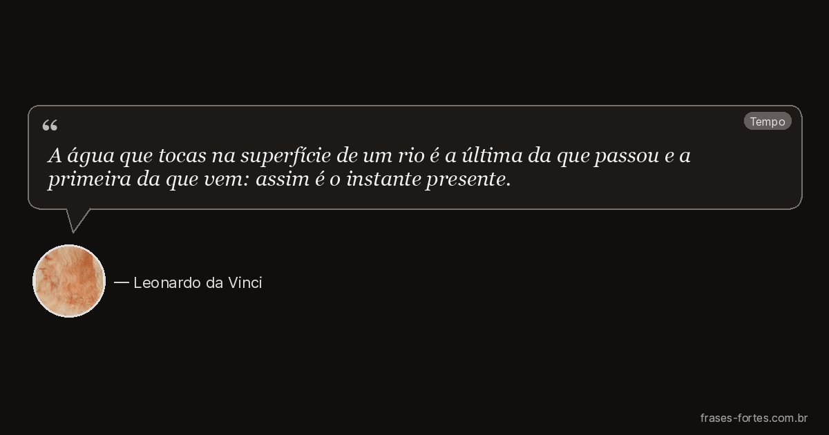 Frase de Leonardo da Vinci