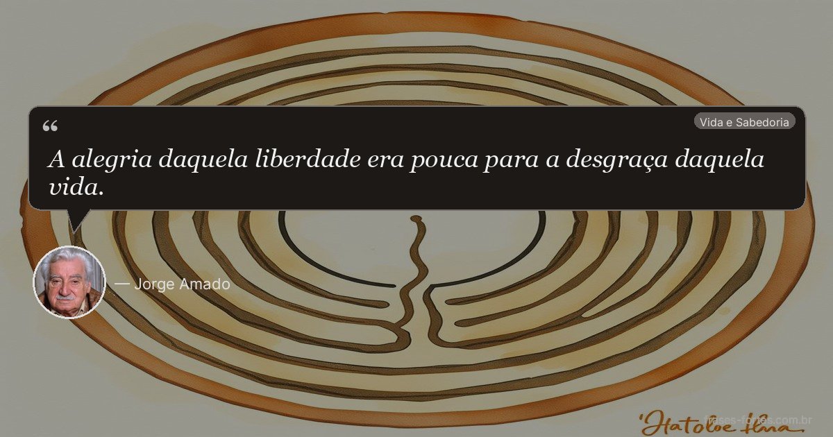 Frase de Jorge Amado