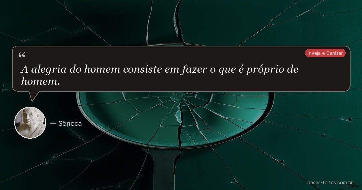 Frase de Sêneca