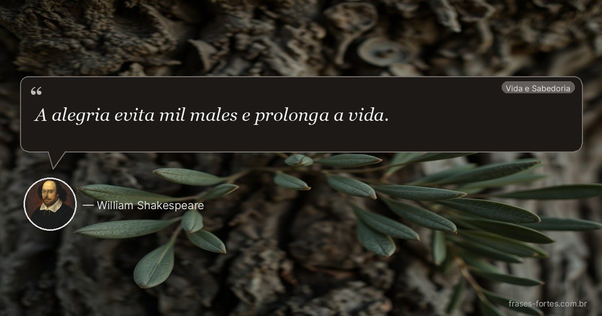Frase de William Shakespeare