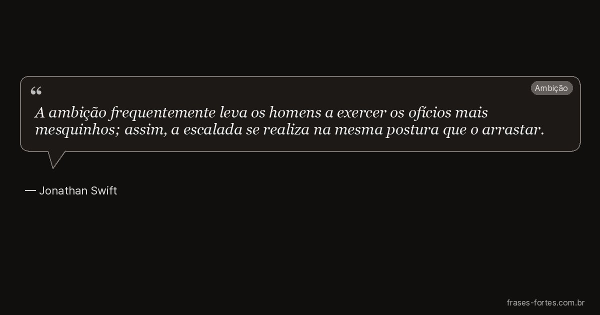 Frase de Jonathan Swift