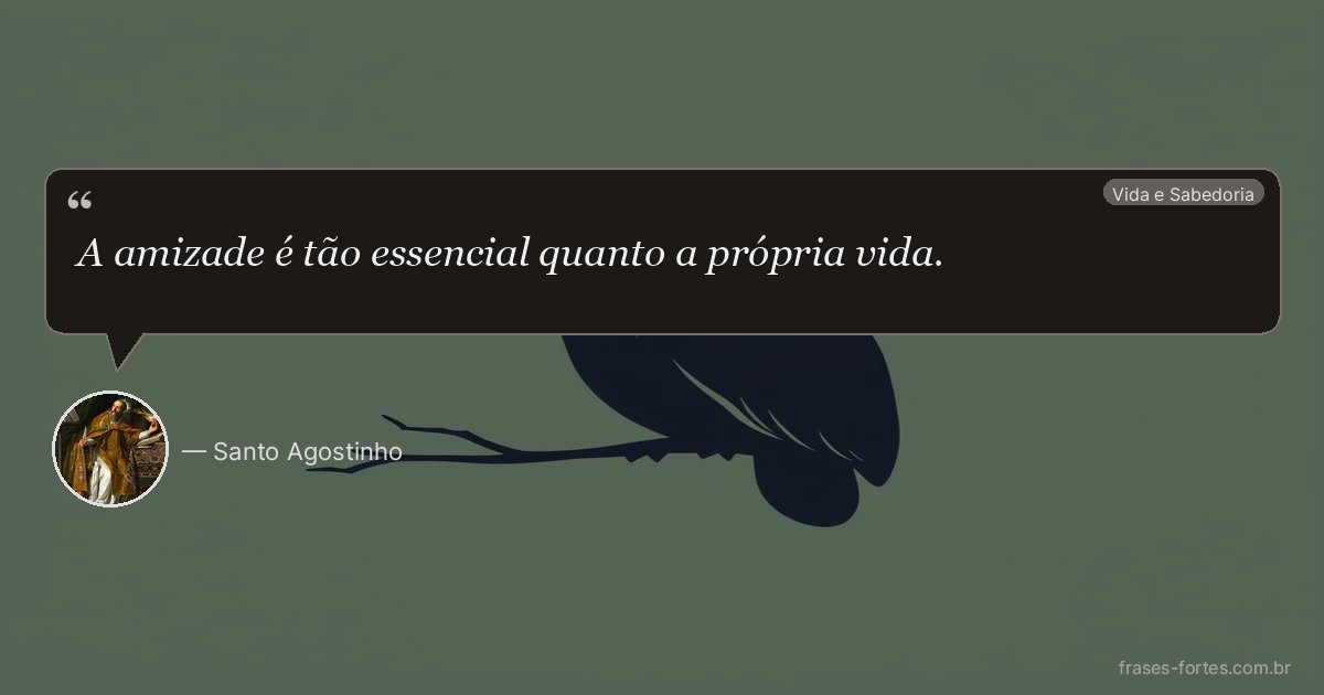 Frase de Santo Agostinho