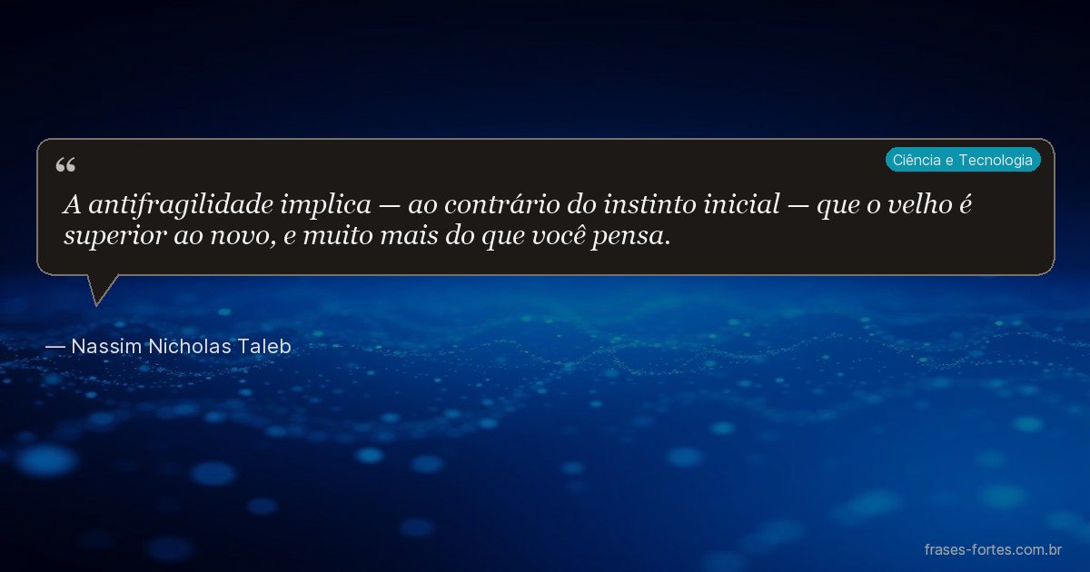 Frase de Nassim Nicholas Taleb