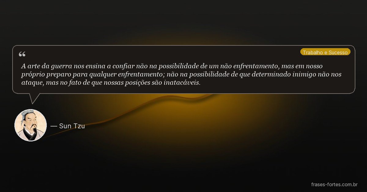 Frase de Sun Tzu