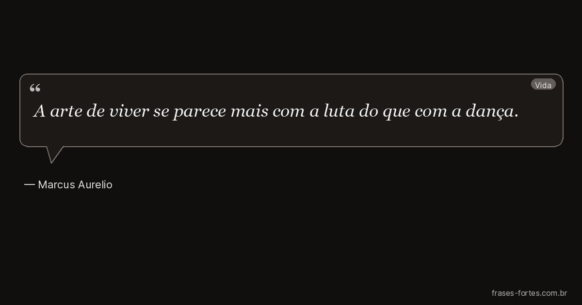 Frase de Marcus Aurelio
