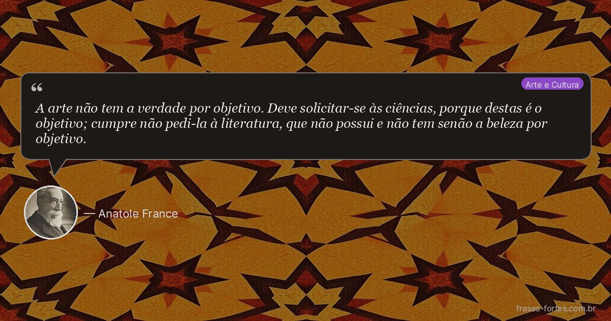 Frase de Anatole France