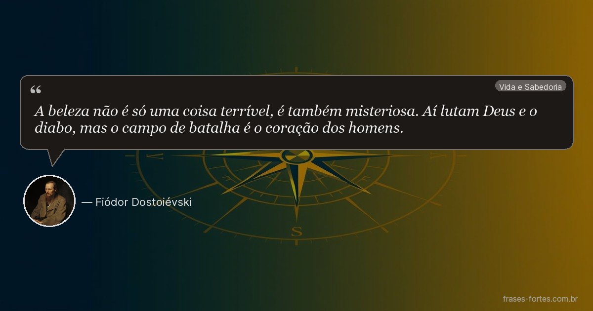 Frase de Fiódor Dostoiévski