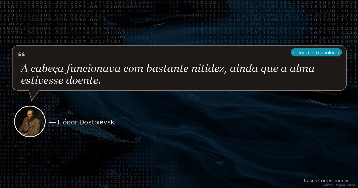 Frase de Fiódor Dostoiévski