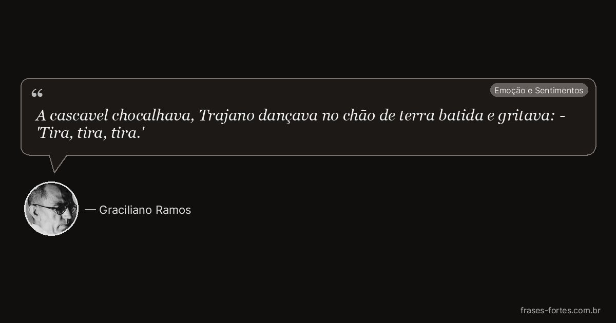 Frase de Graciliano Ramos