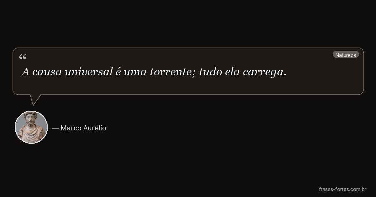 Frase de Marco Aurélio
