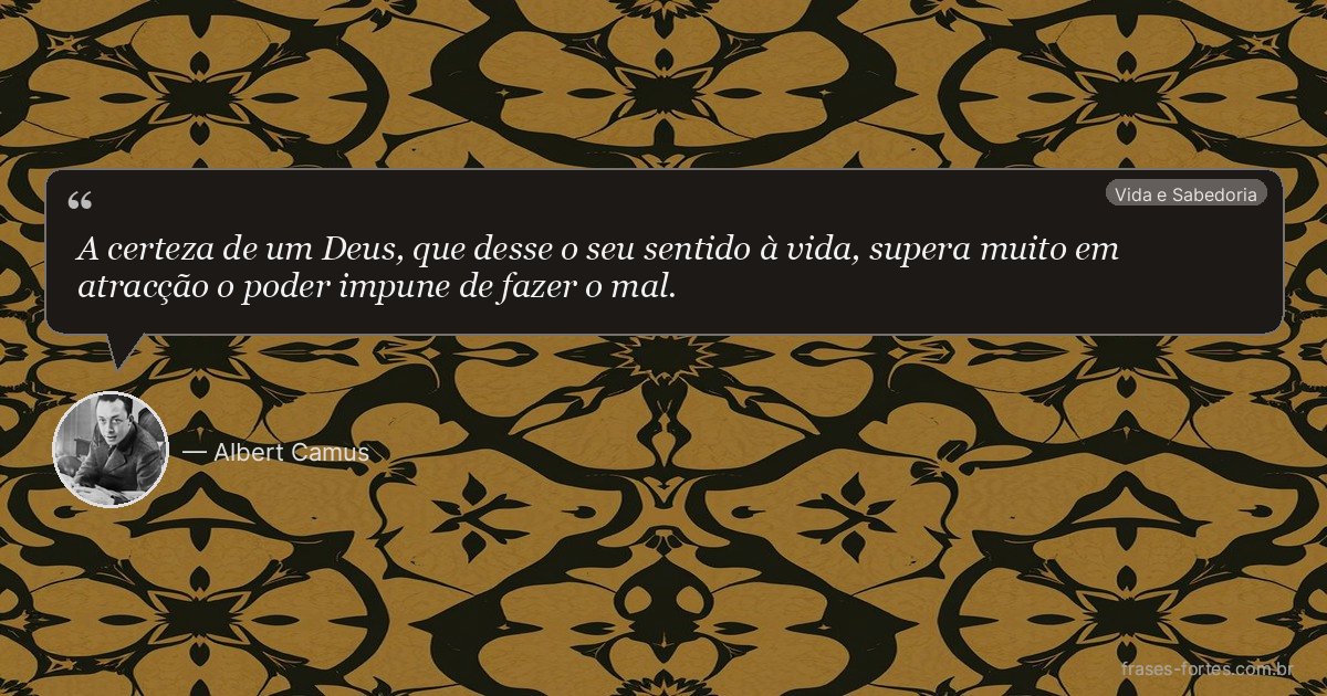 Frase de Albert Camus