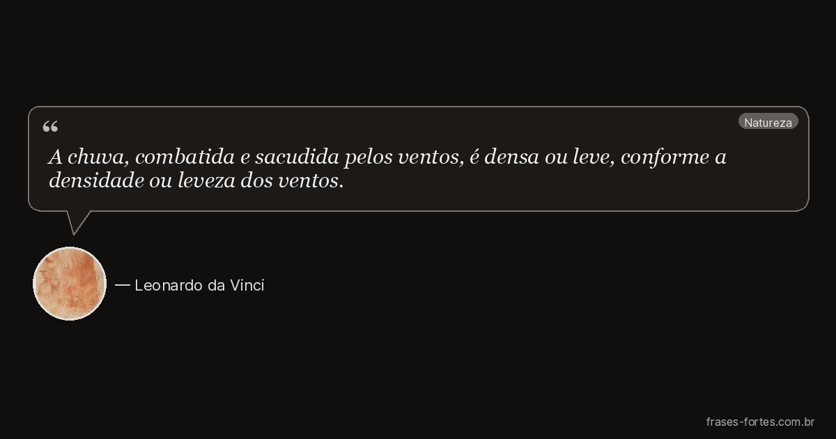 Frase de Leonardo da Vinci