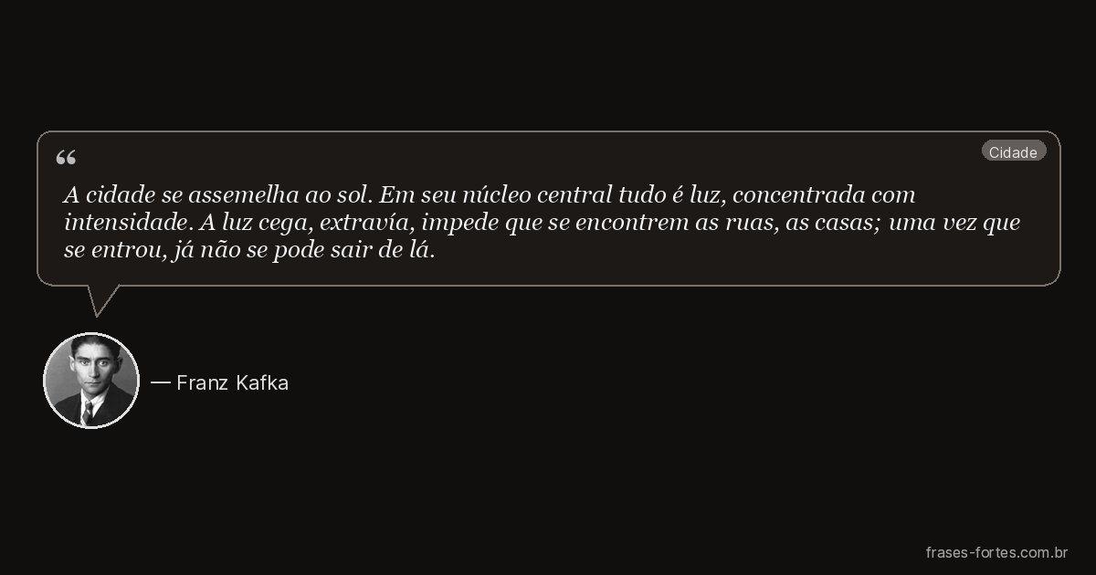 Frase de Franz Kafka