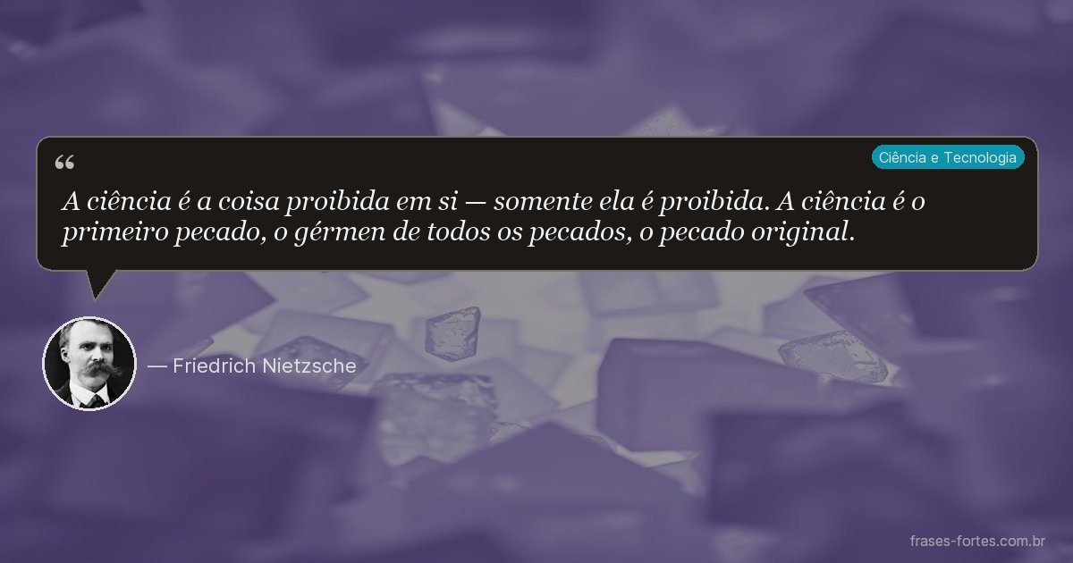 Frase de Friedrich Nietzsche