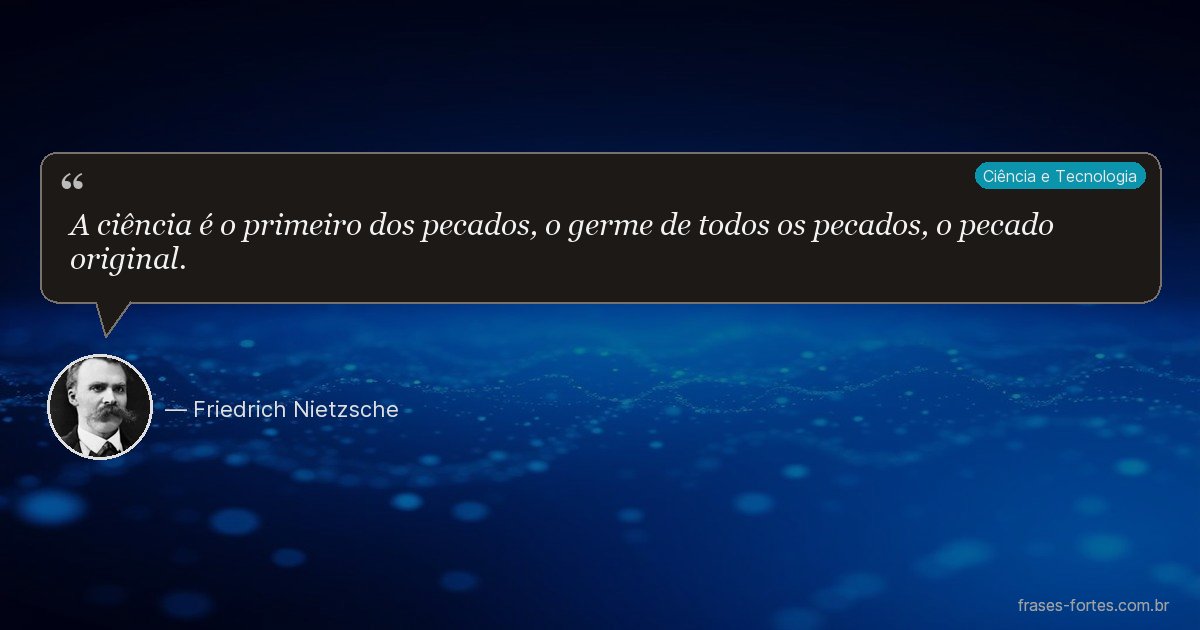Frase de Friedrich Nietzsche