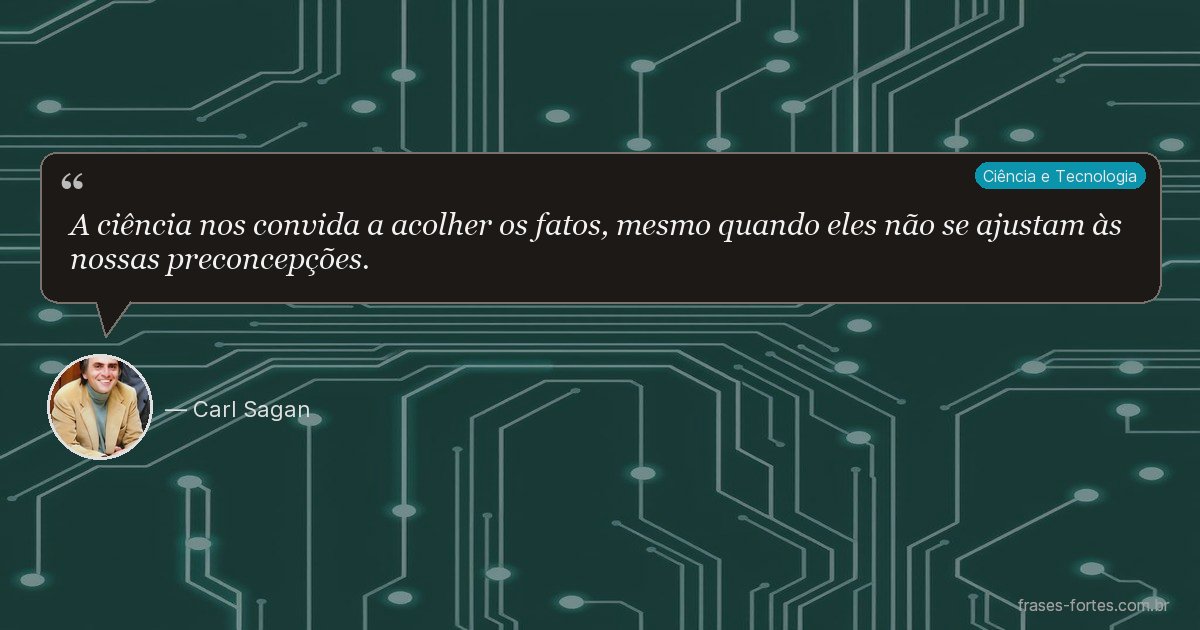 Frase de Carl Sagan