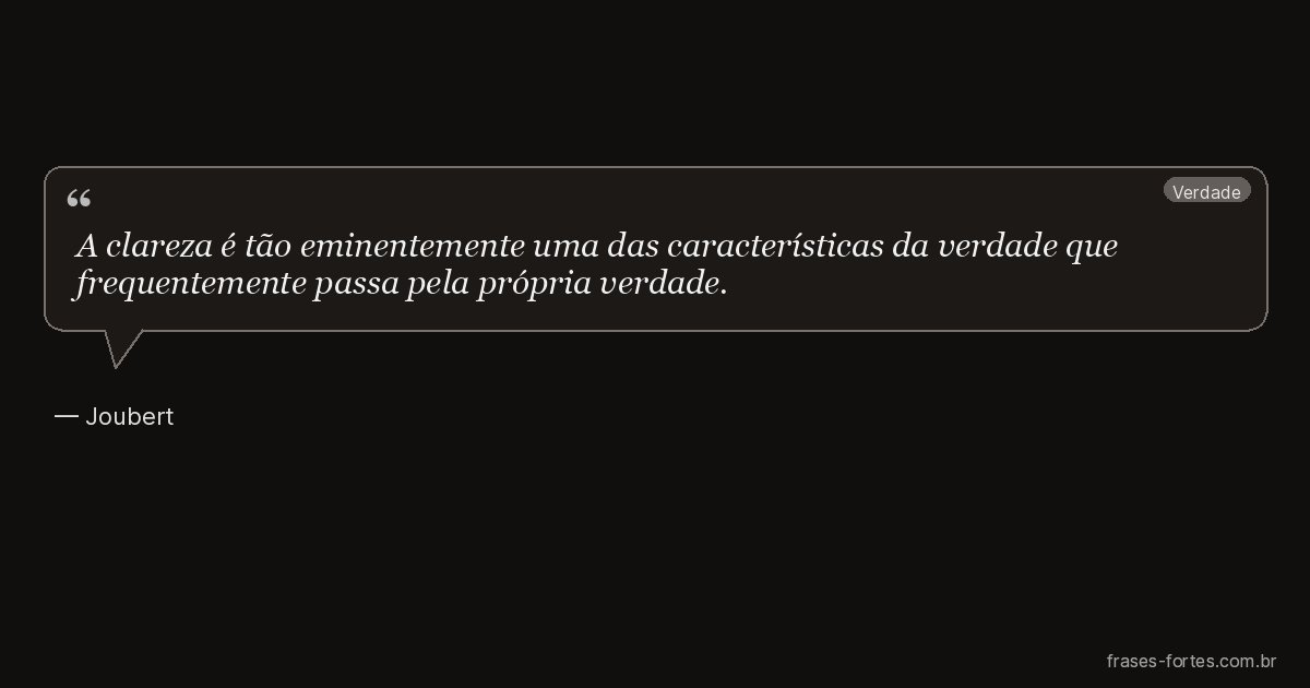 Frase de Joubert