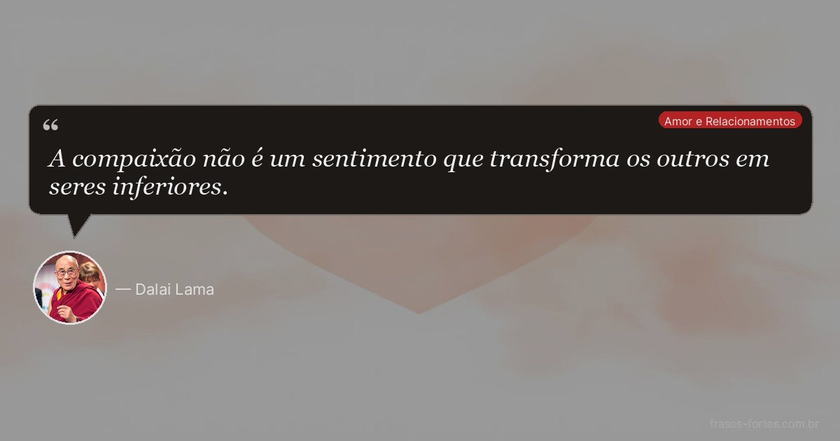 Frase de Dalai Lama