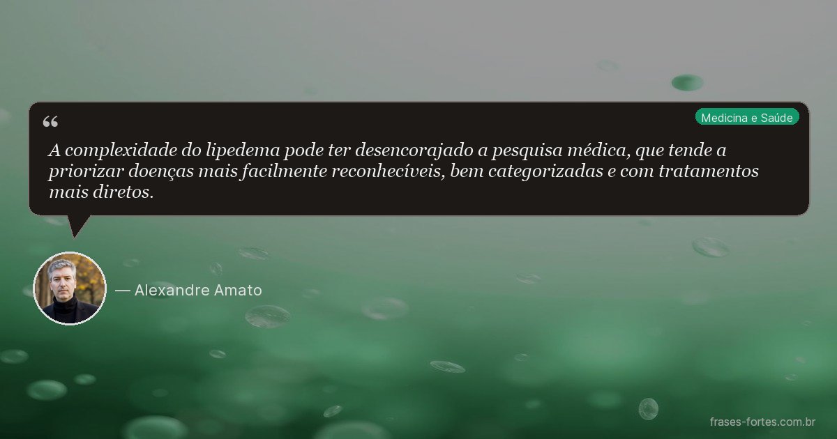Frase de Alexandre Amato