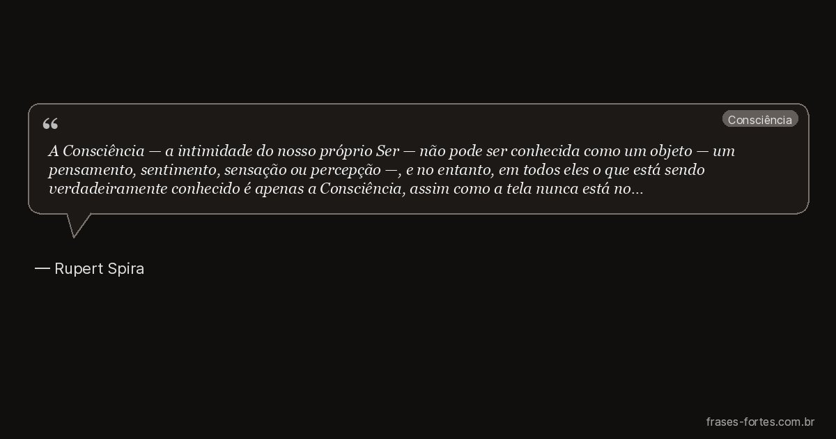 Frase de Rupert Spira