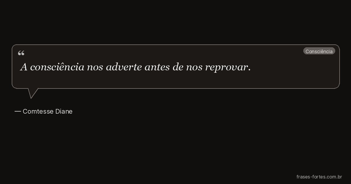 Frase de Comtesse Diane