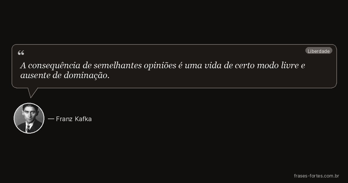 Frase de Franz Kafka