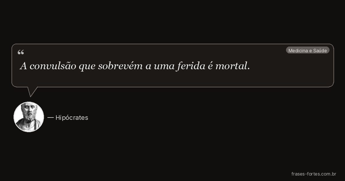 Frase de Hipócrates
