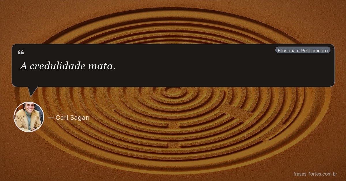 Frase de Carl Sagan
