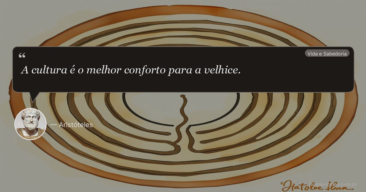 Frase de Aristóteles