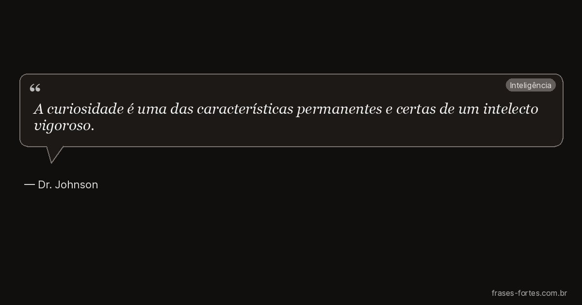 Frase de Dr. Johnson
