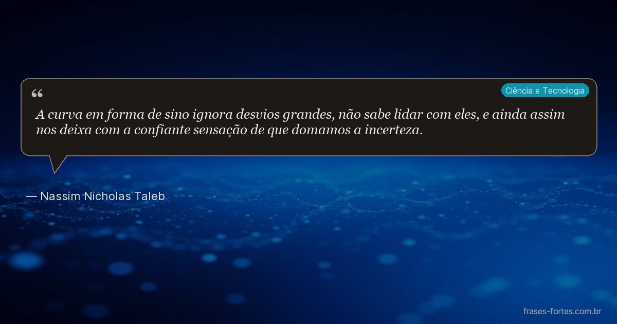 Frase de Nassim Nicholas Taleb