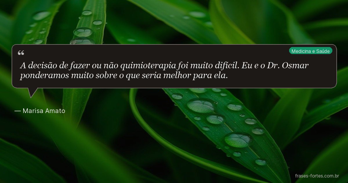 Frase de Marisa Amato