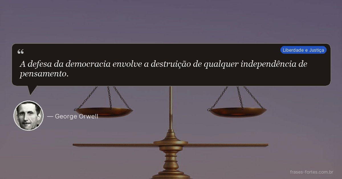 Frase de George Orwell