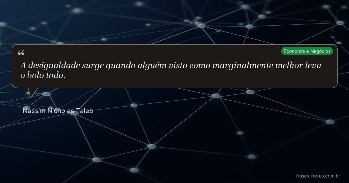 Frase de Nassim Nicholas Taleb