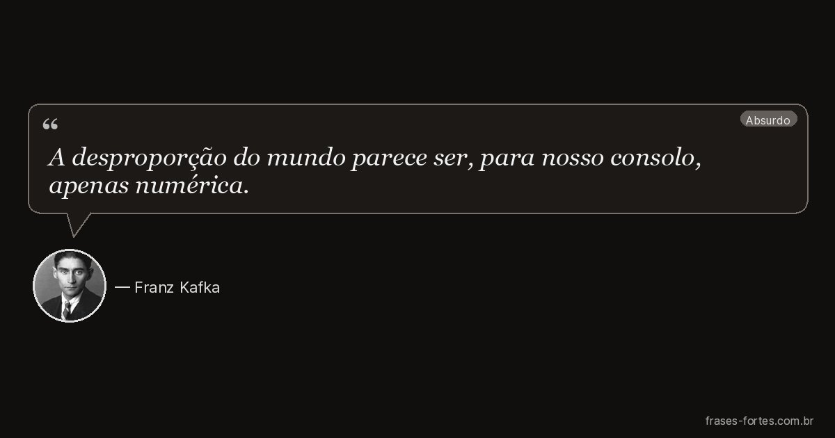 Frase de Franz Kafka