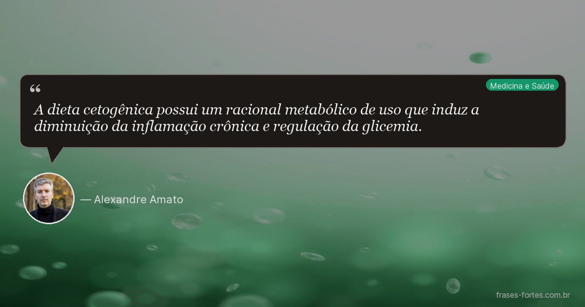 Frase de Alexandre Amato