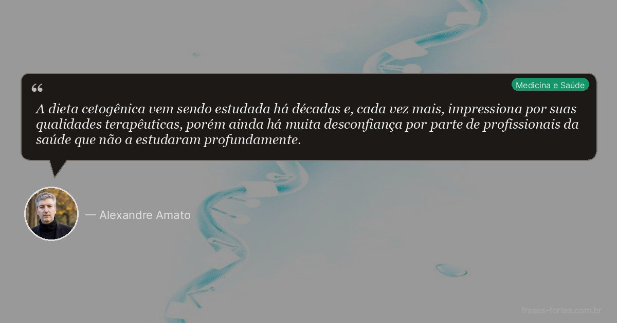 Frase de Alexandre Amato