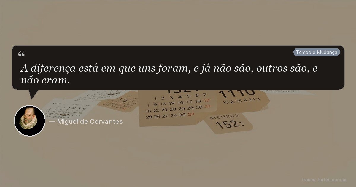 Frase de Miguel de Cervantes