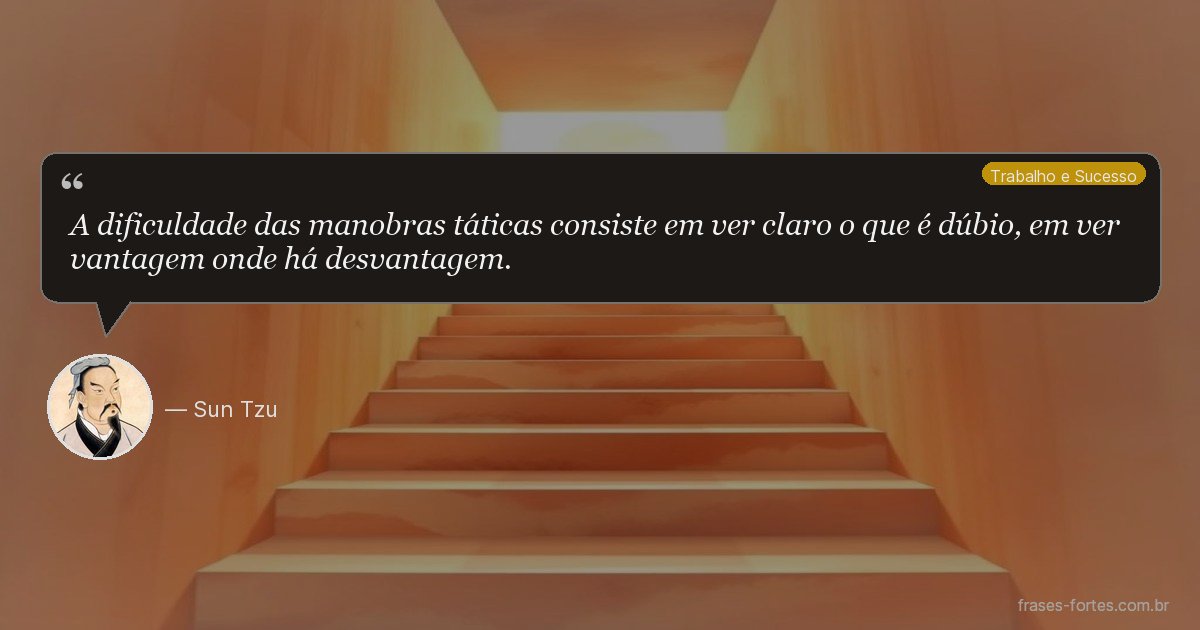 Frase de Sun Tzu