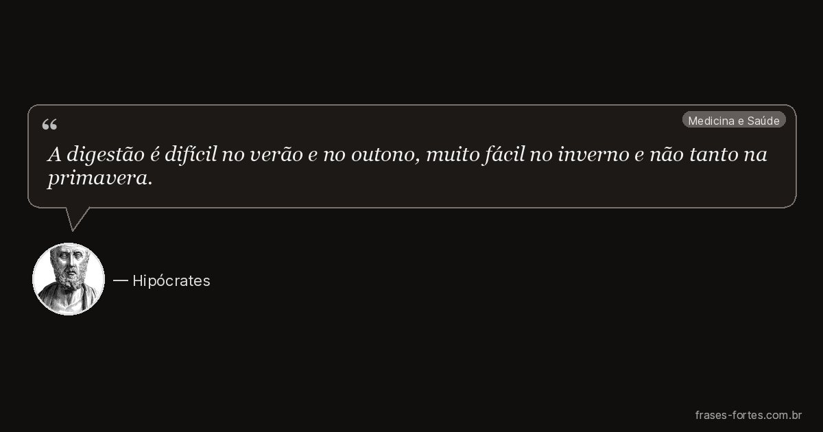 Frase de Hipócrates