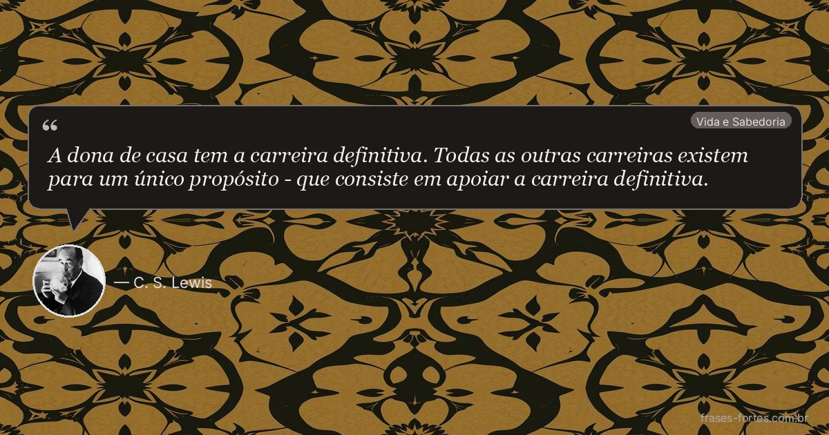 Frase de C. S. Lewis