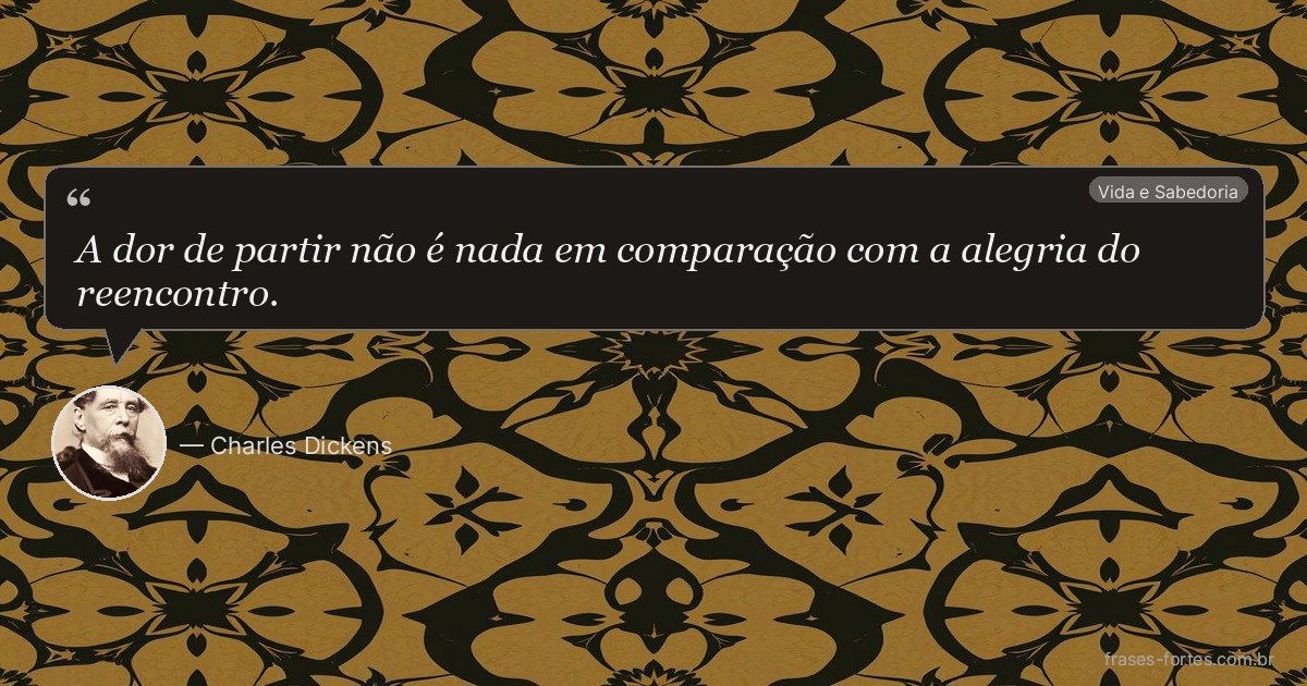 Frase de Charles Dickens