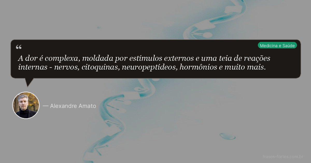 Frase de Alexandre Amato