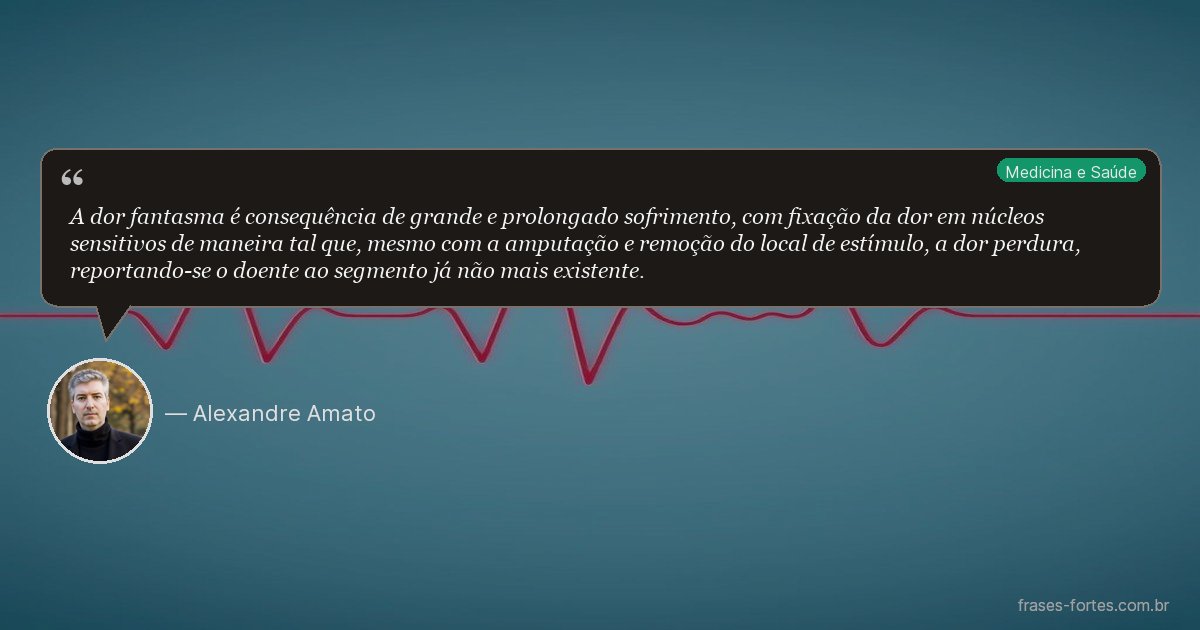 Frase de Alexandre Amato