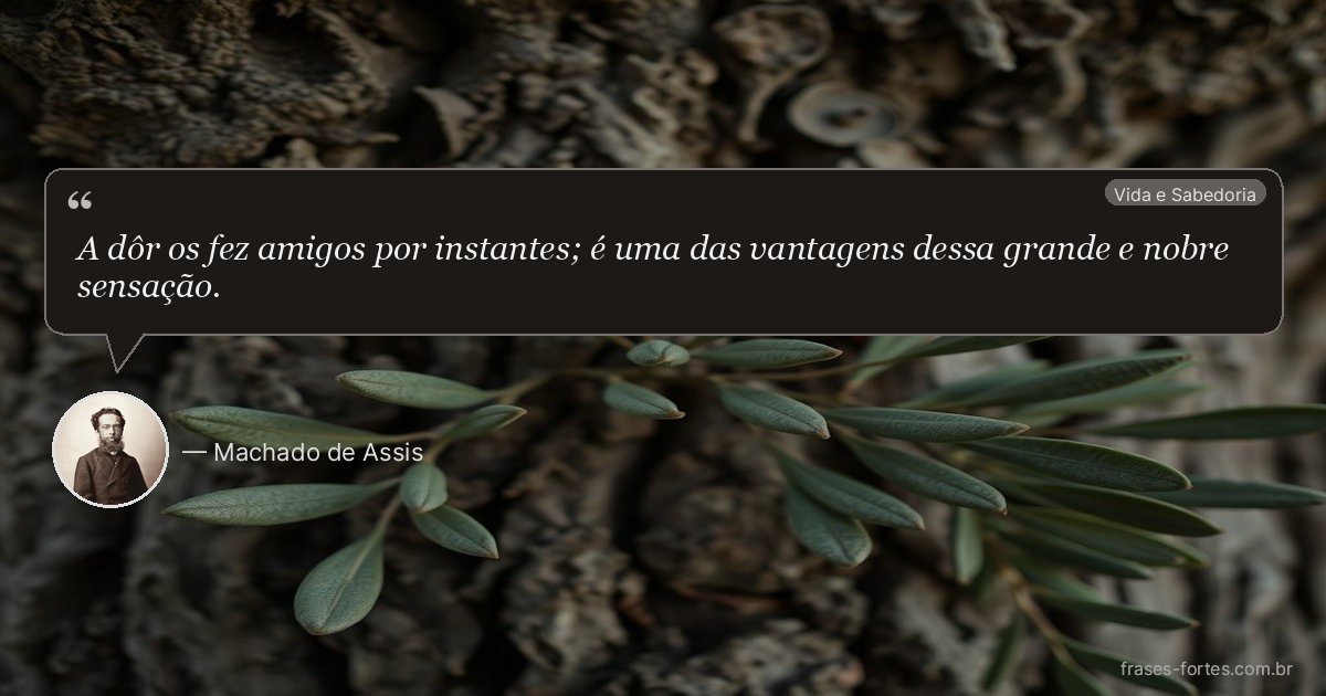 Frase de Machado de Assis