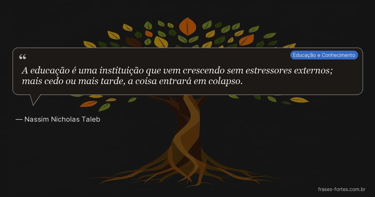 Frase de Nassim Nicholas Taleb