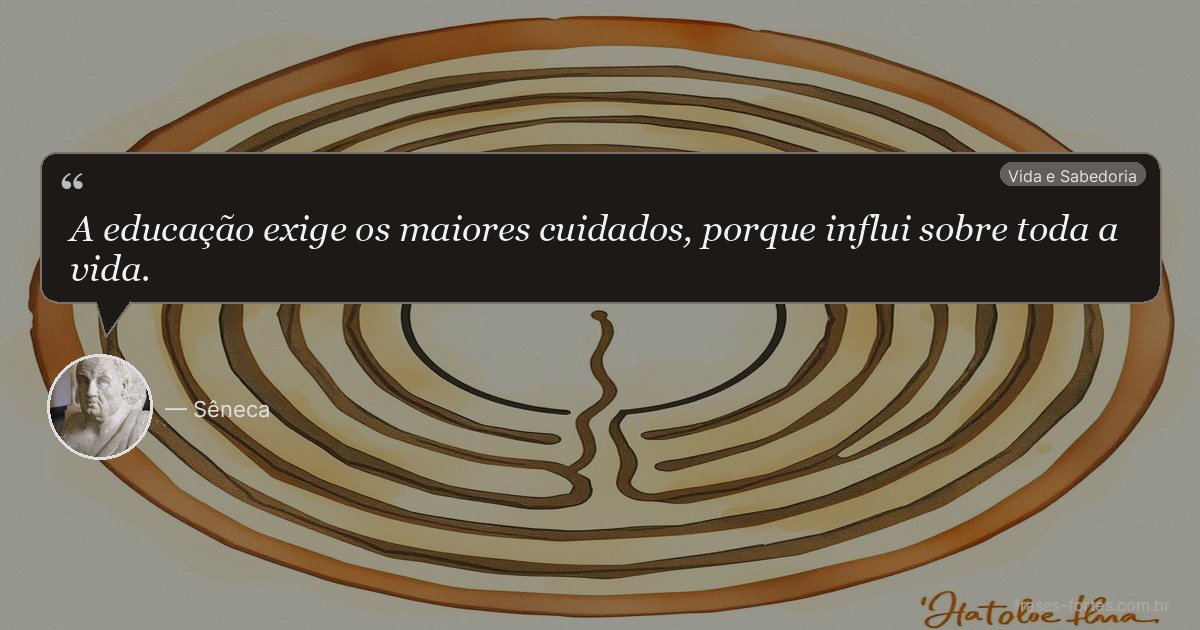 Frase de Sêneca