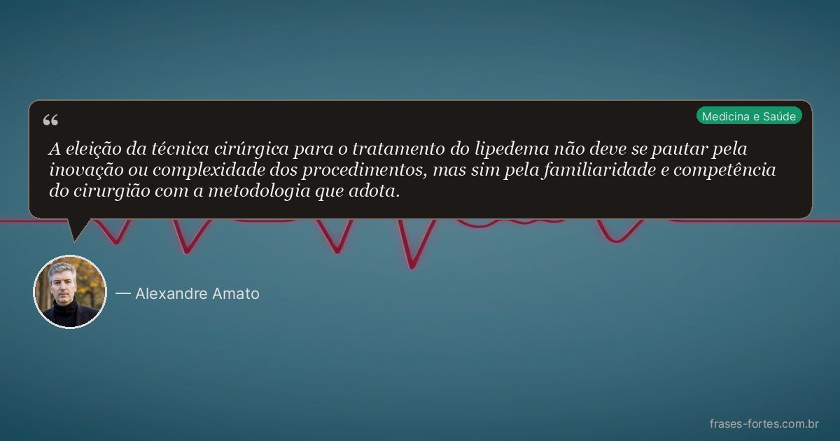 Frase de Alexandre Amato